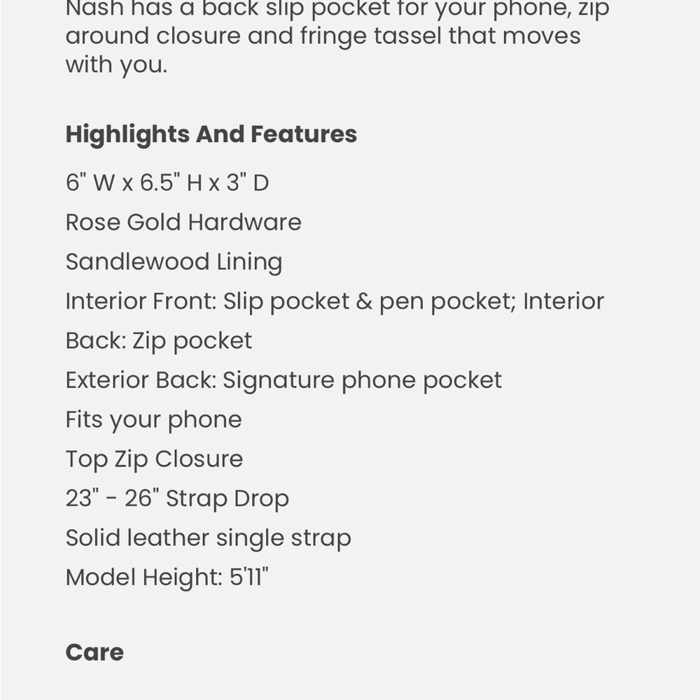 COPY - Hobo brand crossbody bag. Granite Gold. - Picture 8 of 9
